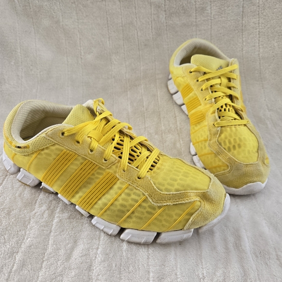 adidas Other - ADIDAS Yellow CLIMA COOL Sneakers Men's Sz9 Activewear Athletic Sport Mesh Shoes